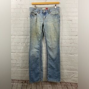 Aeropostale Jeans Chelsea Skinny Bootcut Womens Juniors Sizes 7/8 Long 5 Pockets
